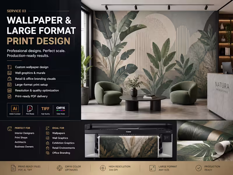 Cover image for Wallpaper & Large Format Print Design