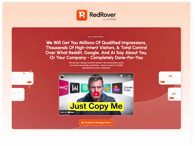 Cover image for Redrover marketing funnel