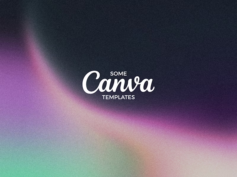 Cover image for Some Modern Canva Templates