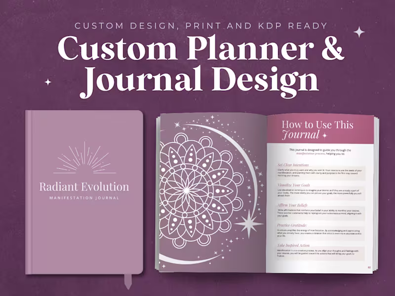 Cover image for Custom Journal and Planner Design