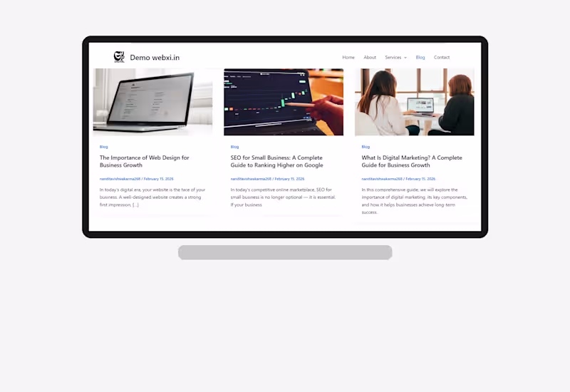Cover image for Elementor Landing Page Design