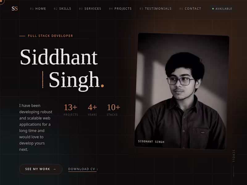 Cover image for My Portfolio Website