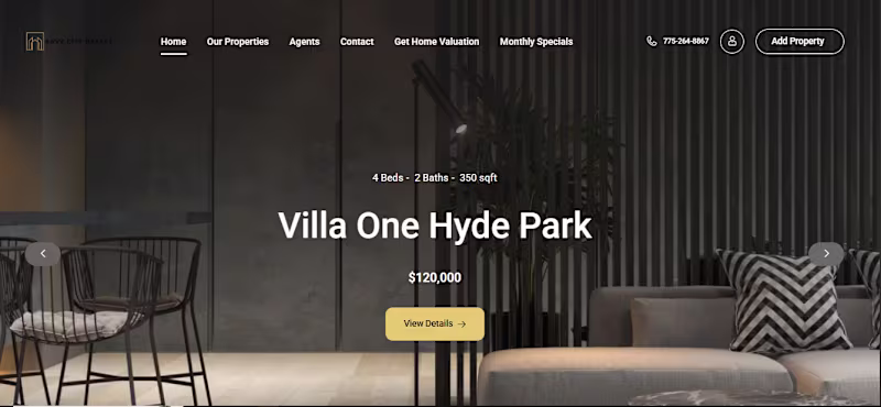 Cover image for This is realestate website that