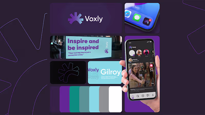Cover image for Volxy- brand identity dev for content creators