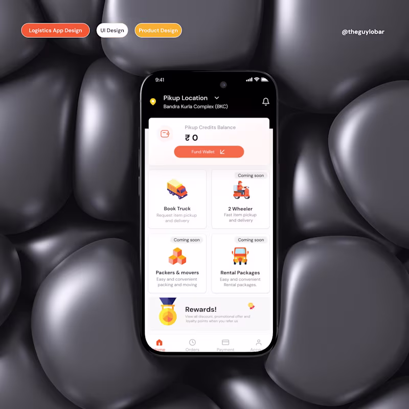 Cover image for Logistics and Truck Hiring Mobile Application