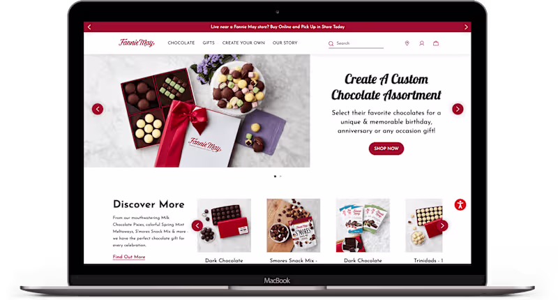 Cover image for FannieMay.com: Full Website Strategy