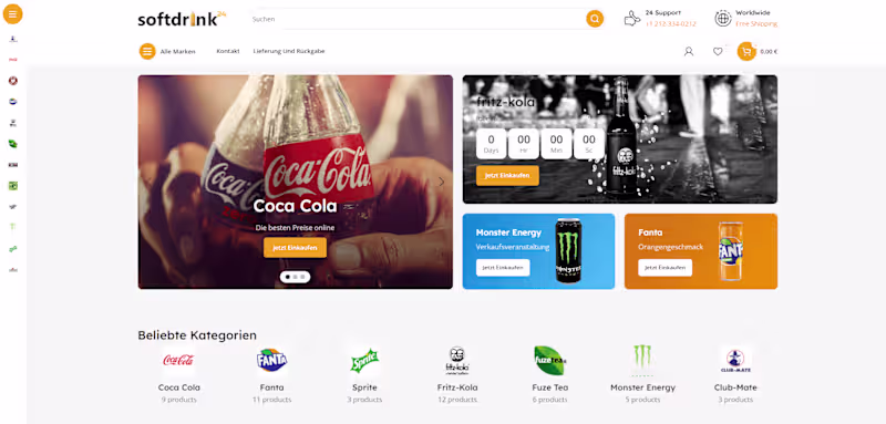 Cover image for Fresh and Trendy | Softdrink24.de