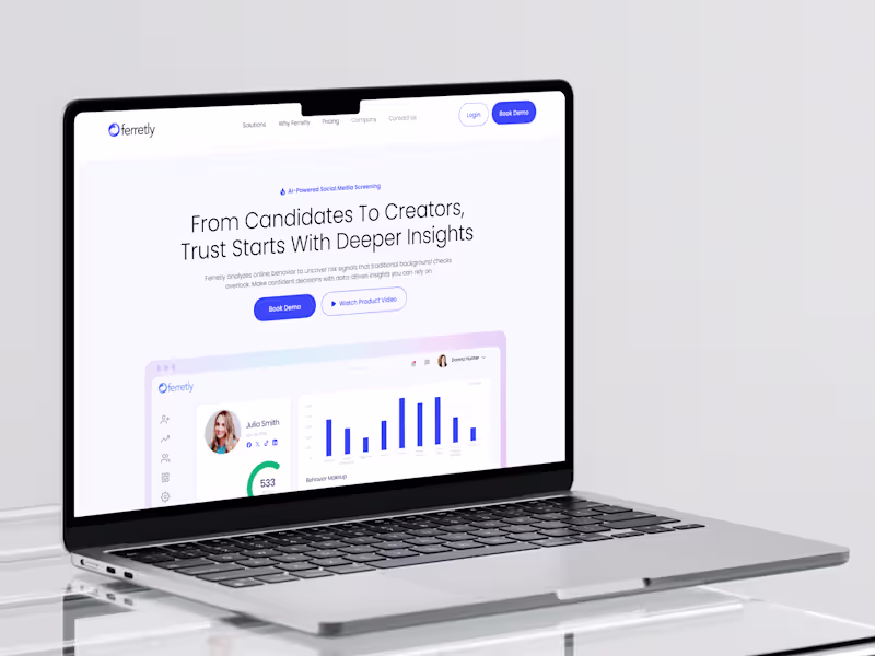 Cover image for Ferretly — Figma to Webflow Development