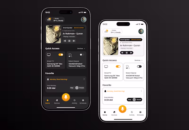 Cover image for Smart Home App UI UX Design