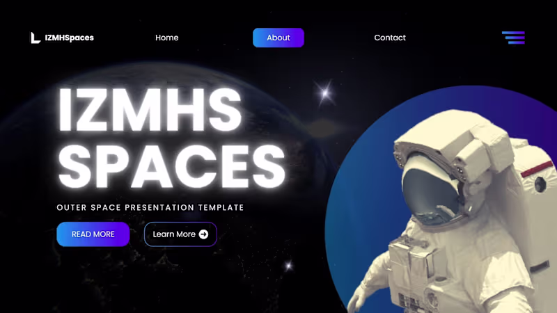 Cover image for IZMHS Spaces — Modern Web Experience for a Creative Studio