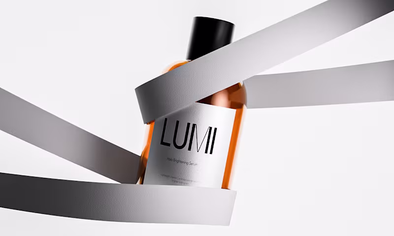 Cover image for Clean design that builds trust. This brightening serum conce...
