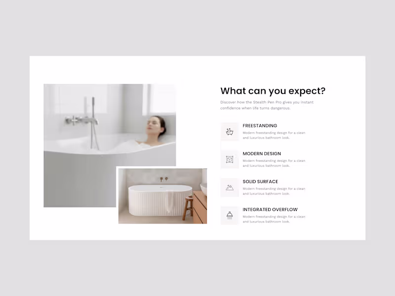 Cover image for An organized benefit section helps