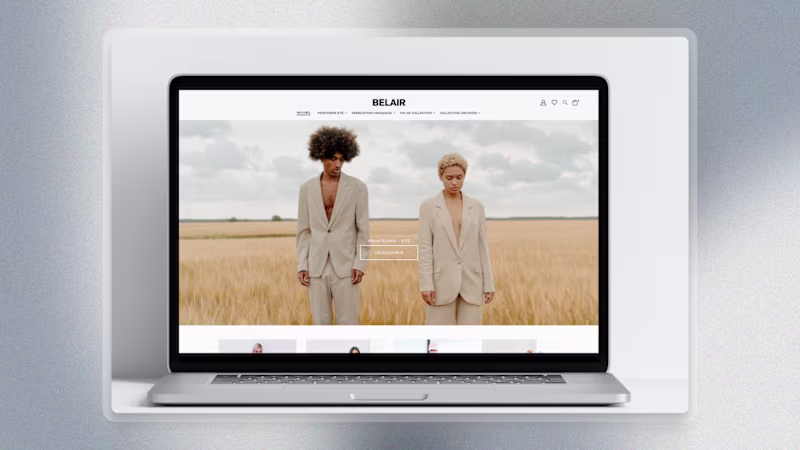 Cover image for UI/UX Design for BELAIR Paris E-commerce Website