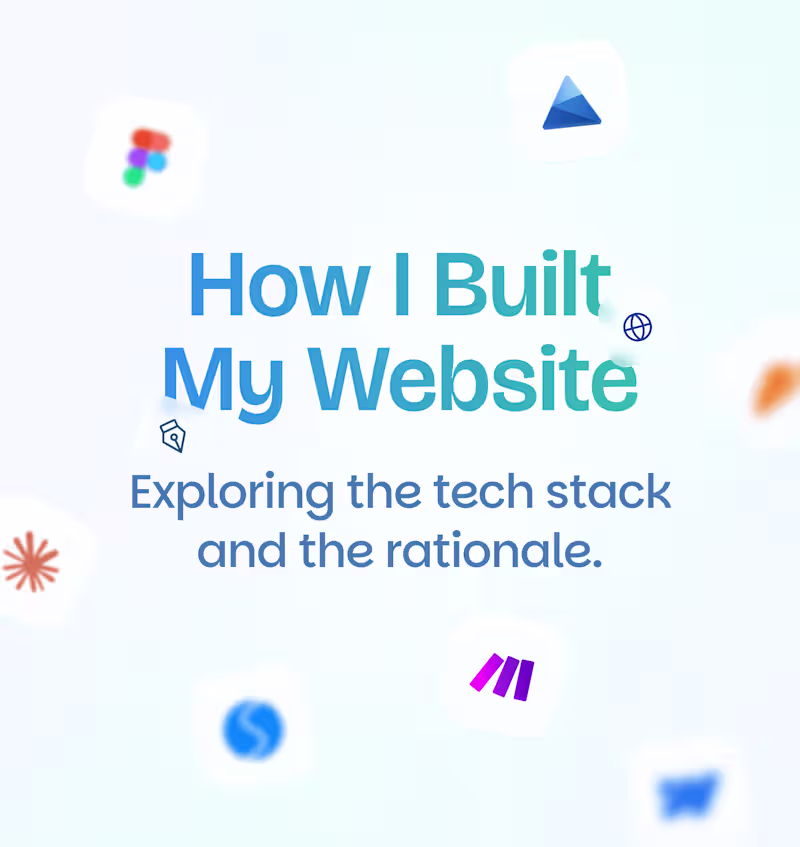 Cover image for How I Built My Website