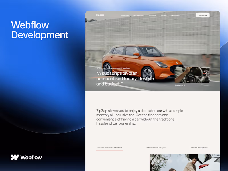 Cover image for Webflow Development (Figma to Live Site)