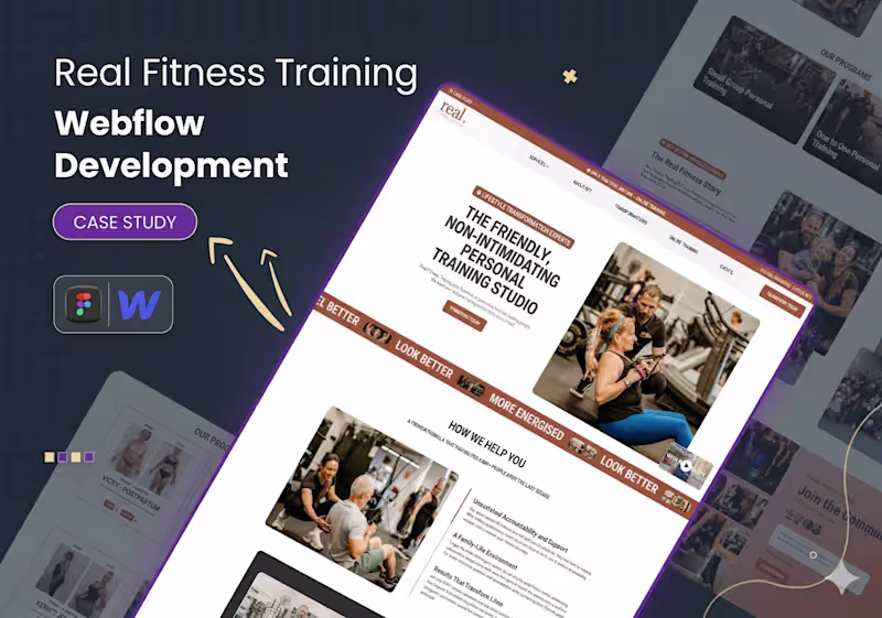 Cover image for Project Overview: Real Fitness Training
I