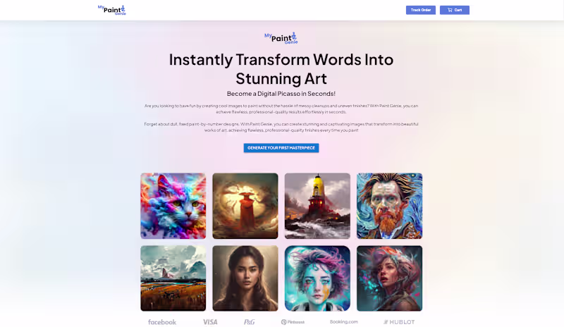 Cover image for AI-Powered Creative Platform Development for PaintGenie