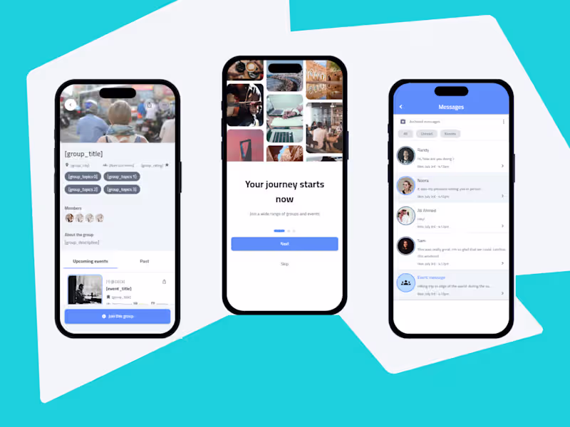 Cover image for Stations – Community & Event Management App (FlutterFlow) St...