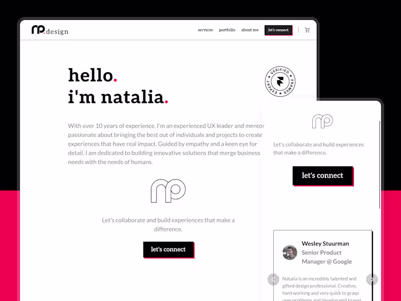 Cover image for np.design Website Design