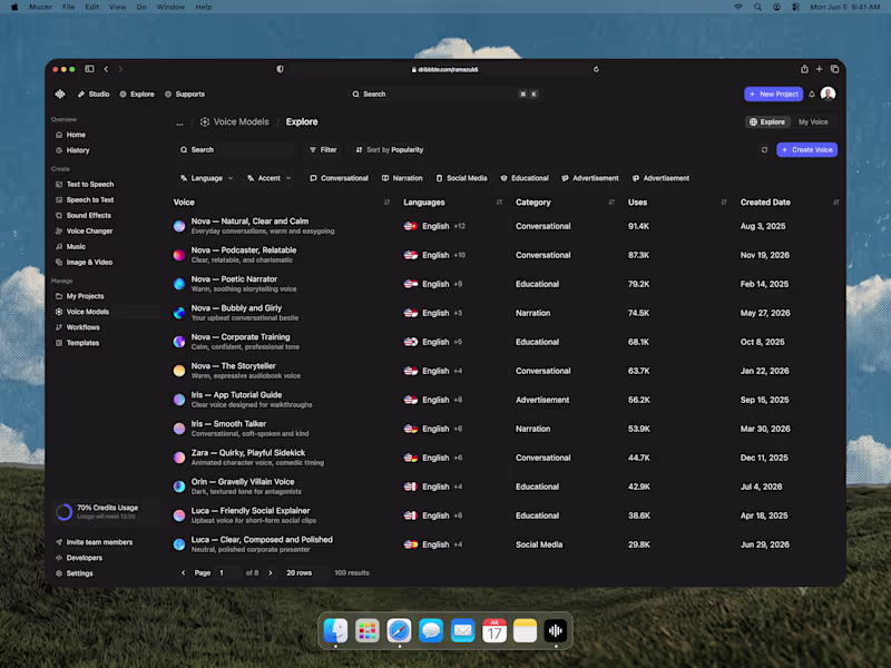 Cover image for Voice Models Explorer UI/UX Enhancement