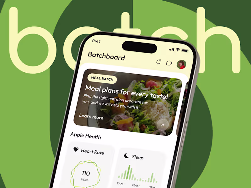 Cover image for Batch Mobile App & Brand Identity Design