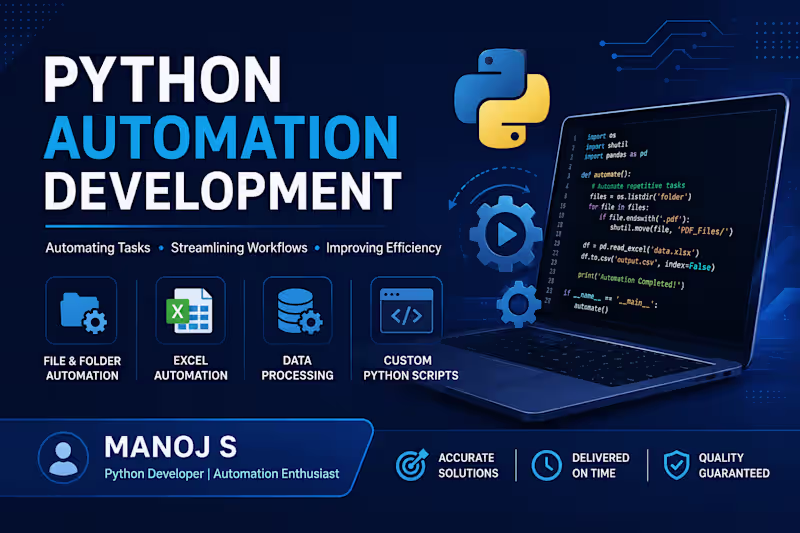 Cover image for Python Automation Development