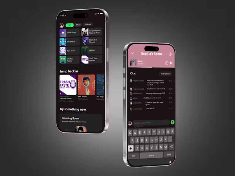 Cover image for Creating Listening Rooms for Spotify to boost social appeal