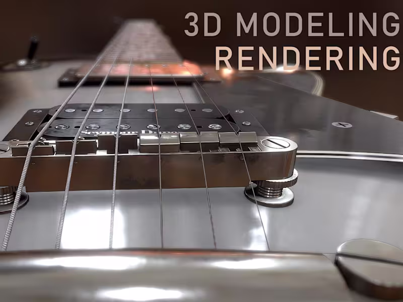Cover image for 3D Modeling / Rendering of High Poly Model(s)