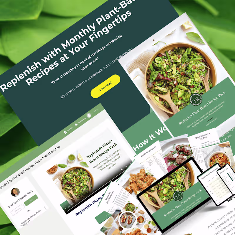 Cover image for Comprehensive Sales Funnel & Online Membership