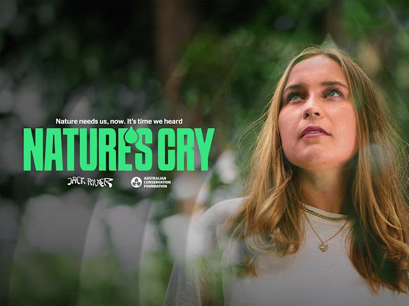 Cover image for ACF: Natures Cry (Art Direction, Creative, PR, Design)