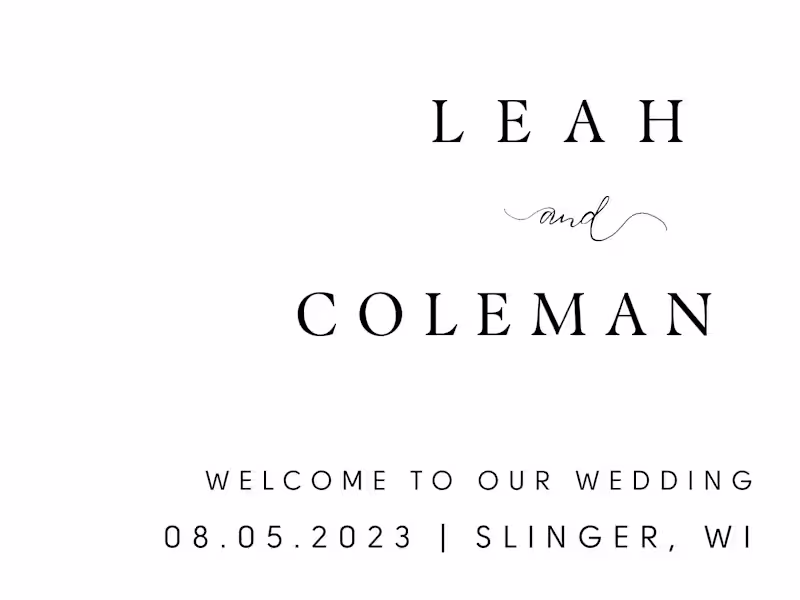 Cover image for Wedding Signage | Retro Palm Springs Minimal