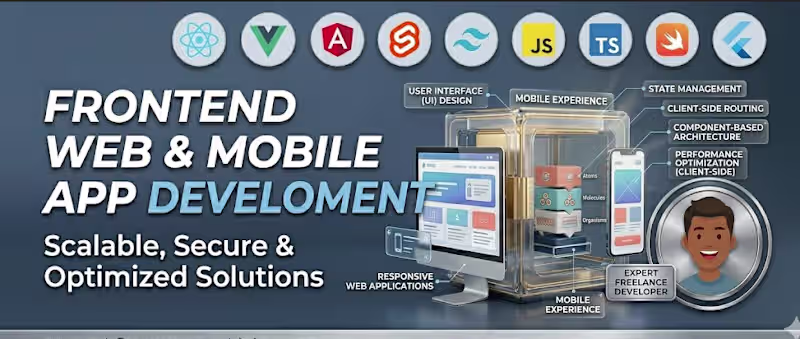 Cover image for Web/mobile app development
