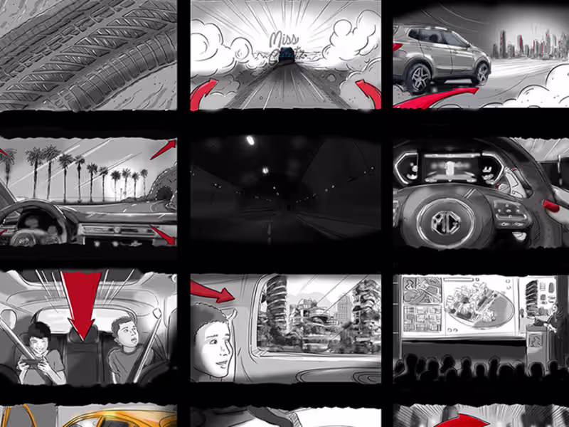 Cover image for MG Motors Storyboard