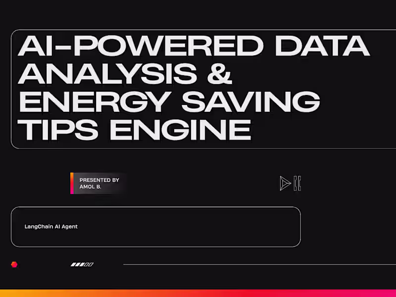 Cover image for AI-Powered Energy Optimization System Development