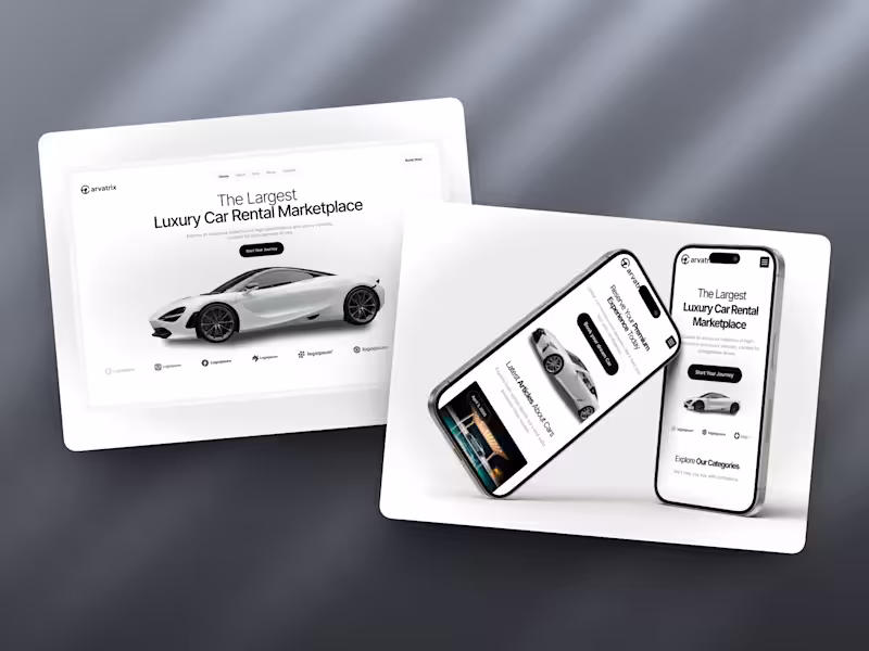 Cover image for Carvatrix - Luxury Car Rental