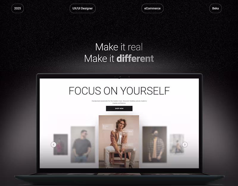 Cover image for Beka – Men’s Fashion E-commerce Website Redesign