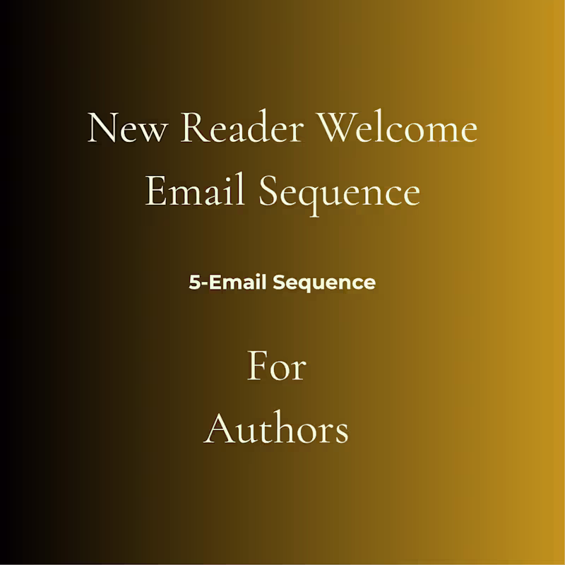 Cover image for New Reader Welcome Email Sequence for Authors