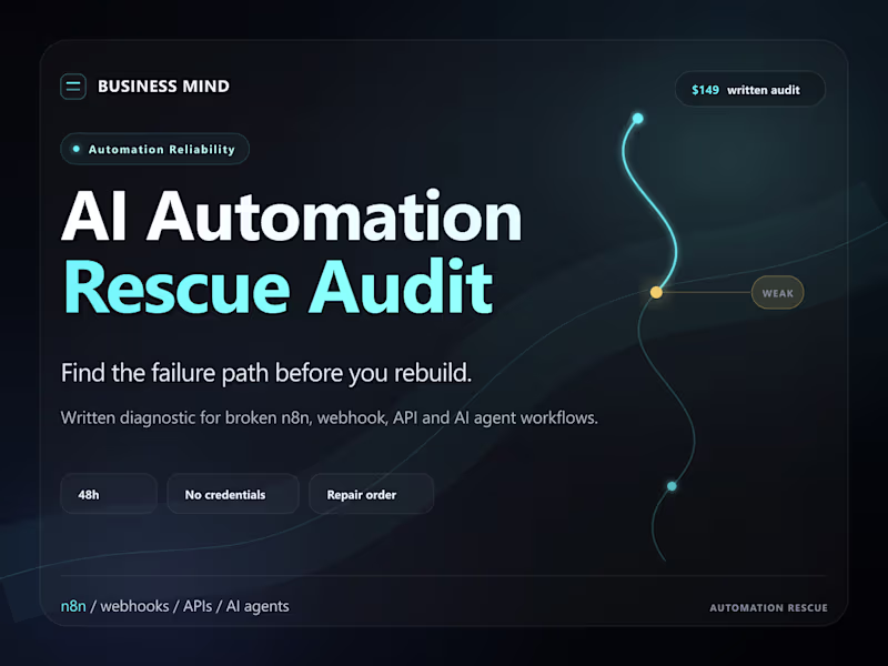 Cover image for AI Automation Rescue Audit