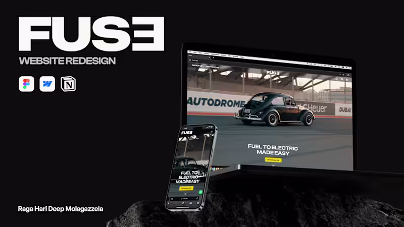 Cover image for FUSE EV : Re-Design and Web Development