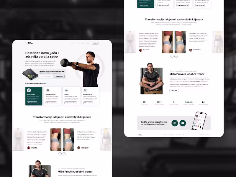 Cover image for Fitness Coach Website Transformation