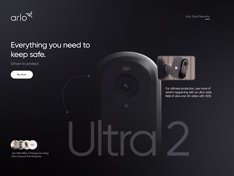 Cover image for Arlo Website Design