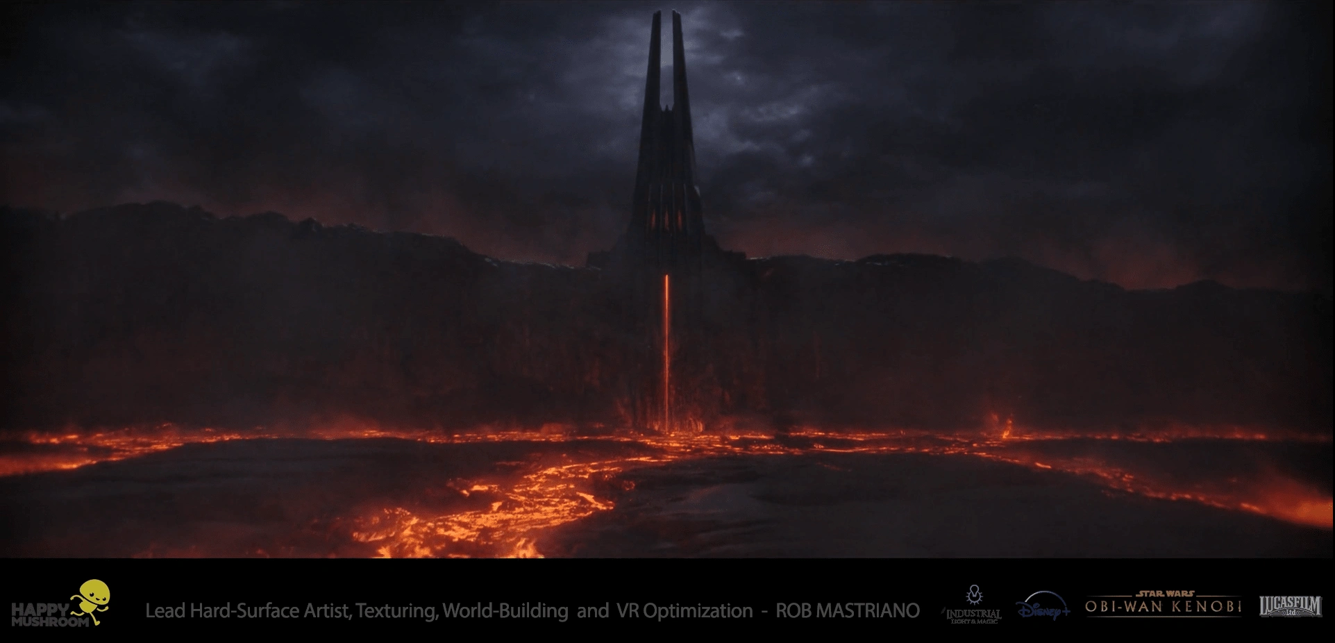 Darth Vadar Sith Fortress, Mustafar