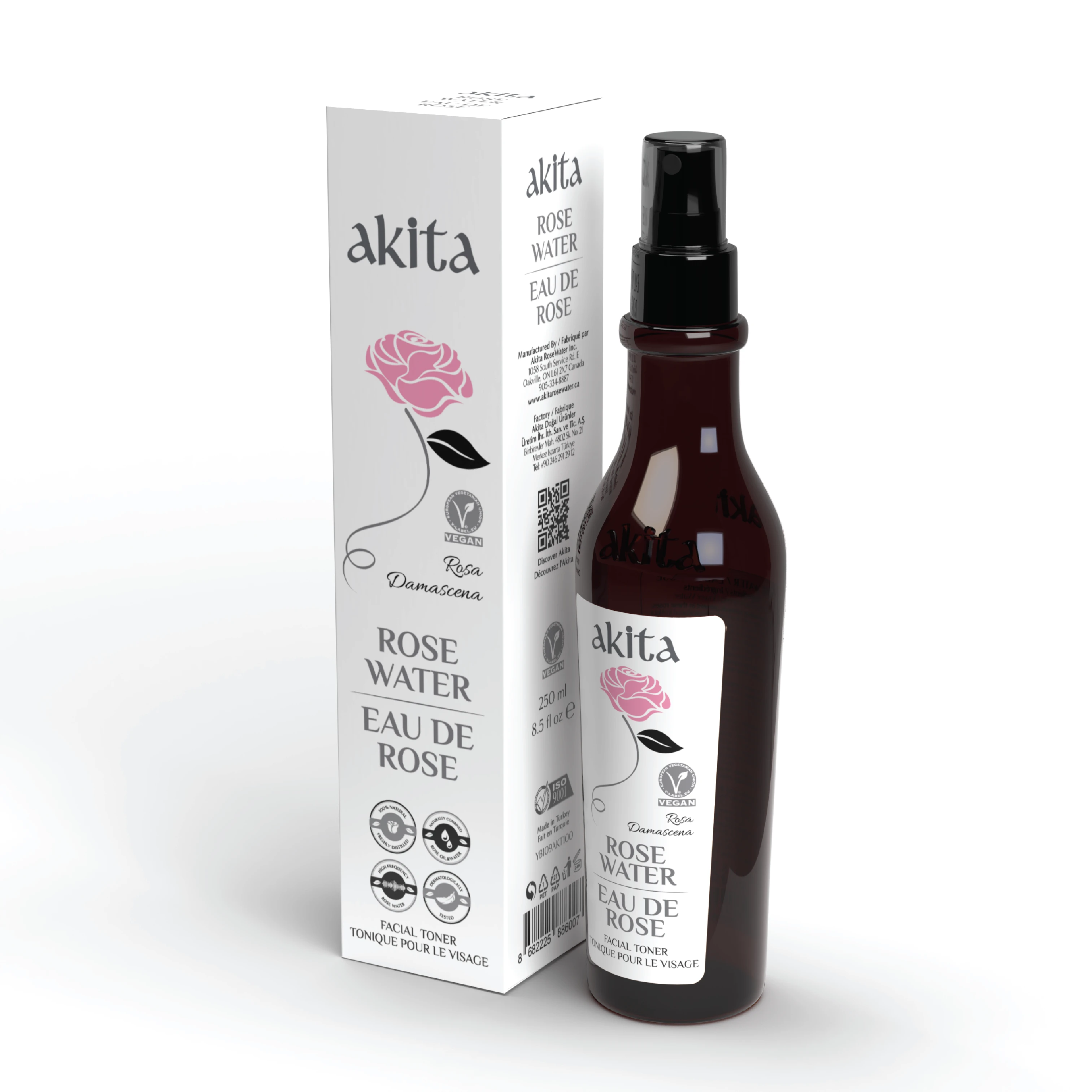 Packaging & Label Design for Rose Water