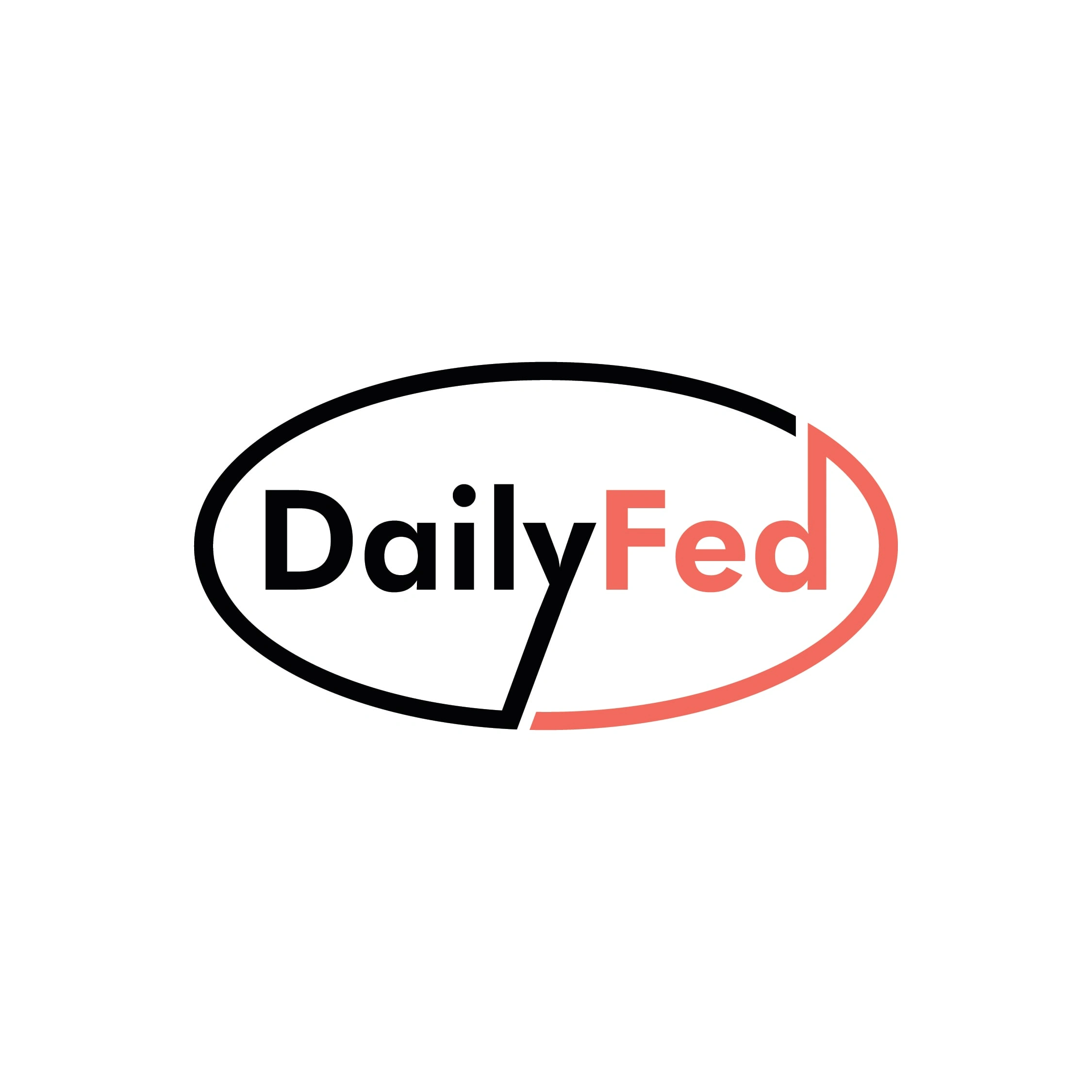 Daily fed brand logo design