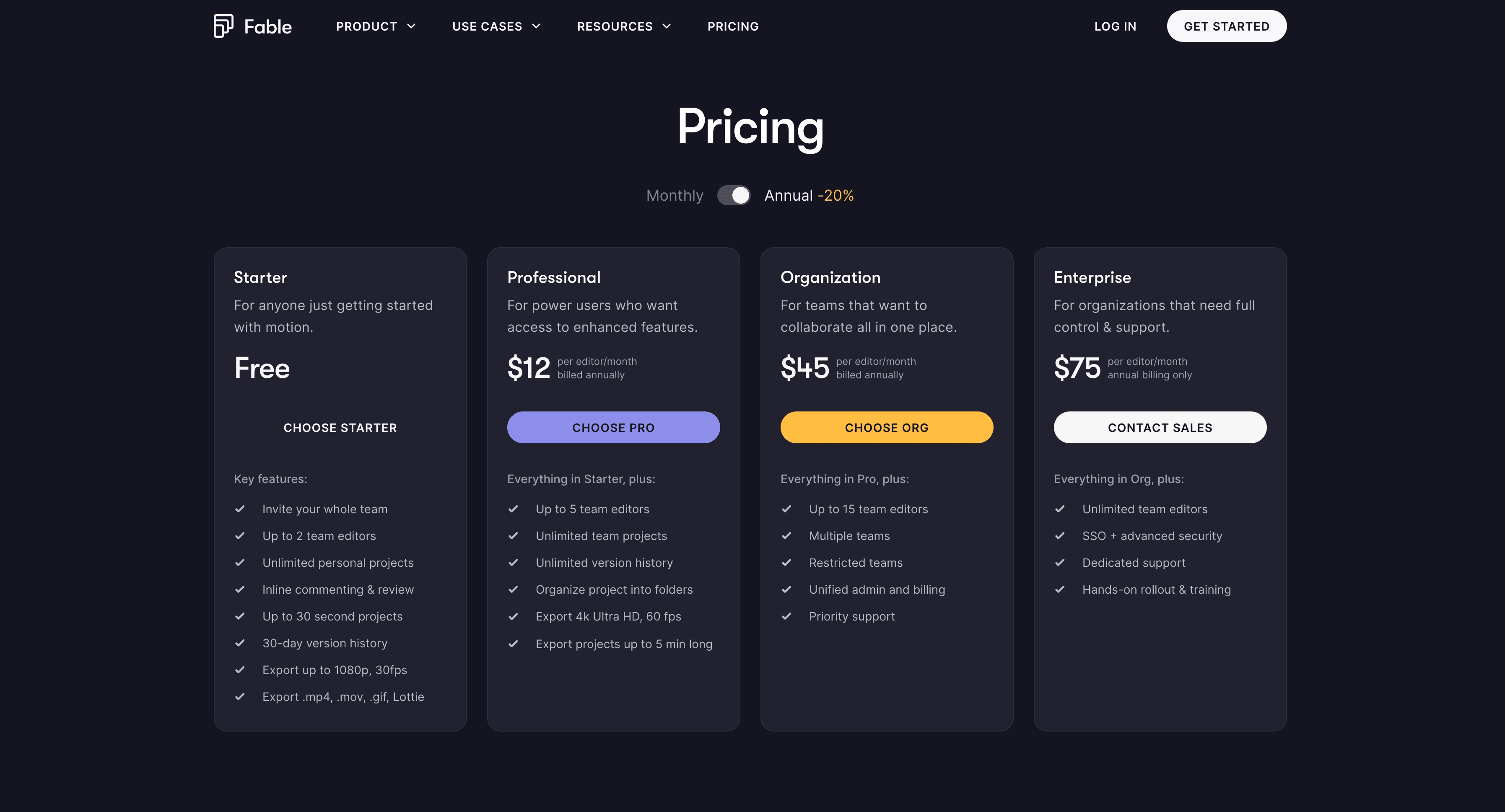 Pricing