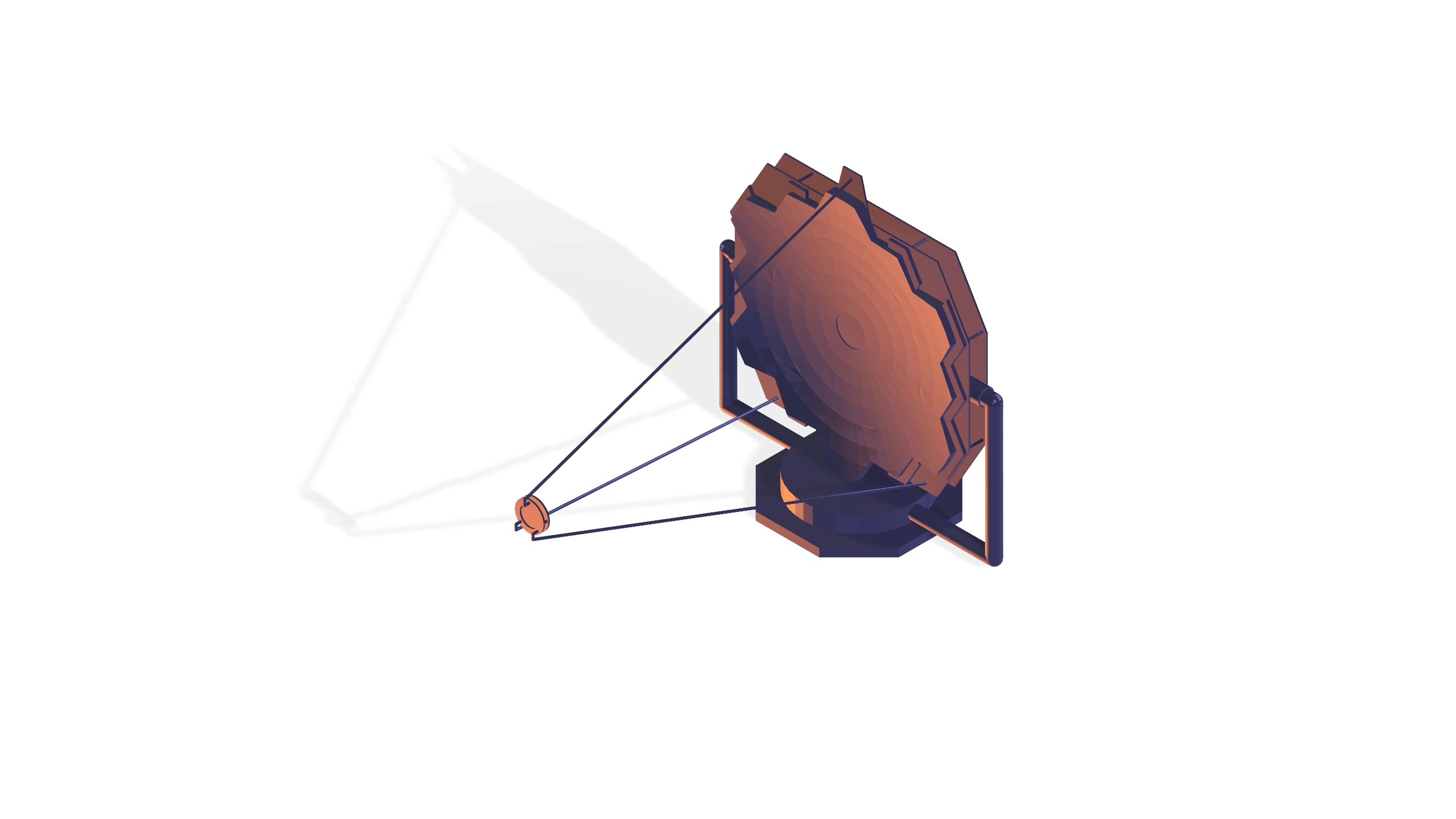 Rendering of Starseeker modular telescope.