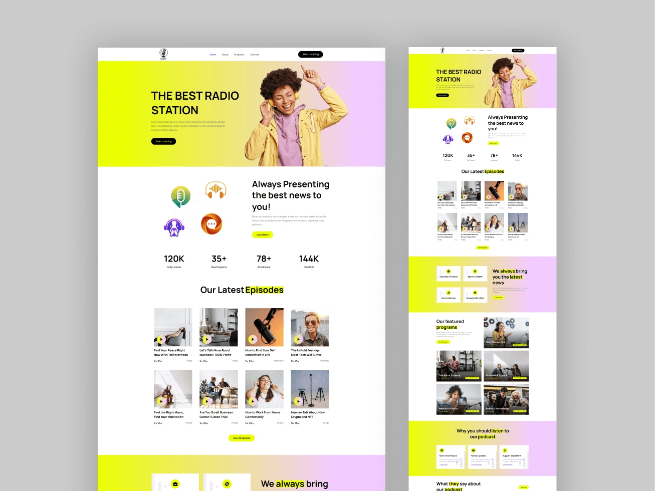 Hydepark Digitals | UI Designs Mockups
