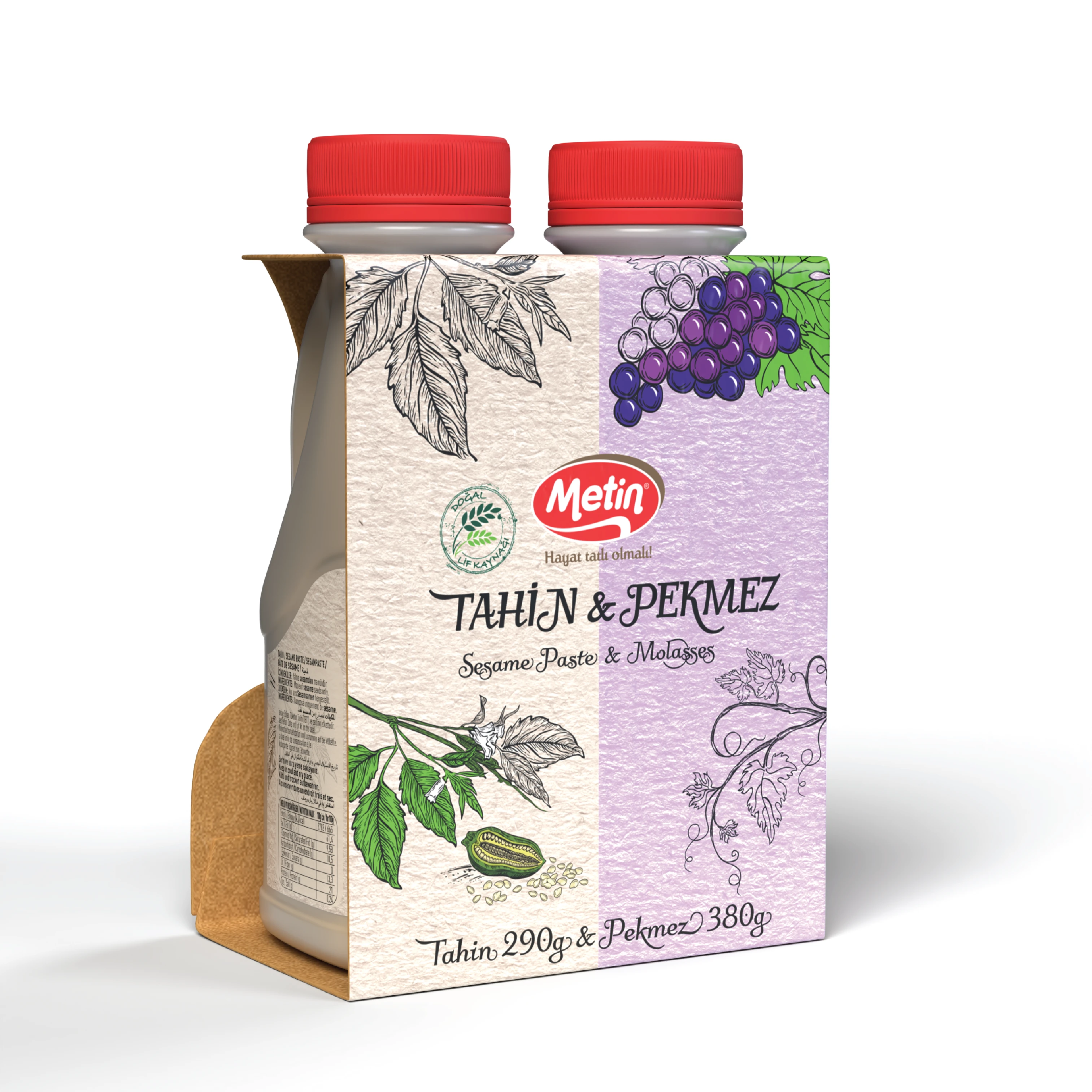 Label and Packaging Designs for the Tahini and Molasses