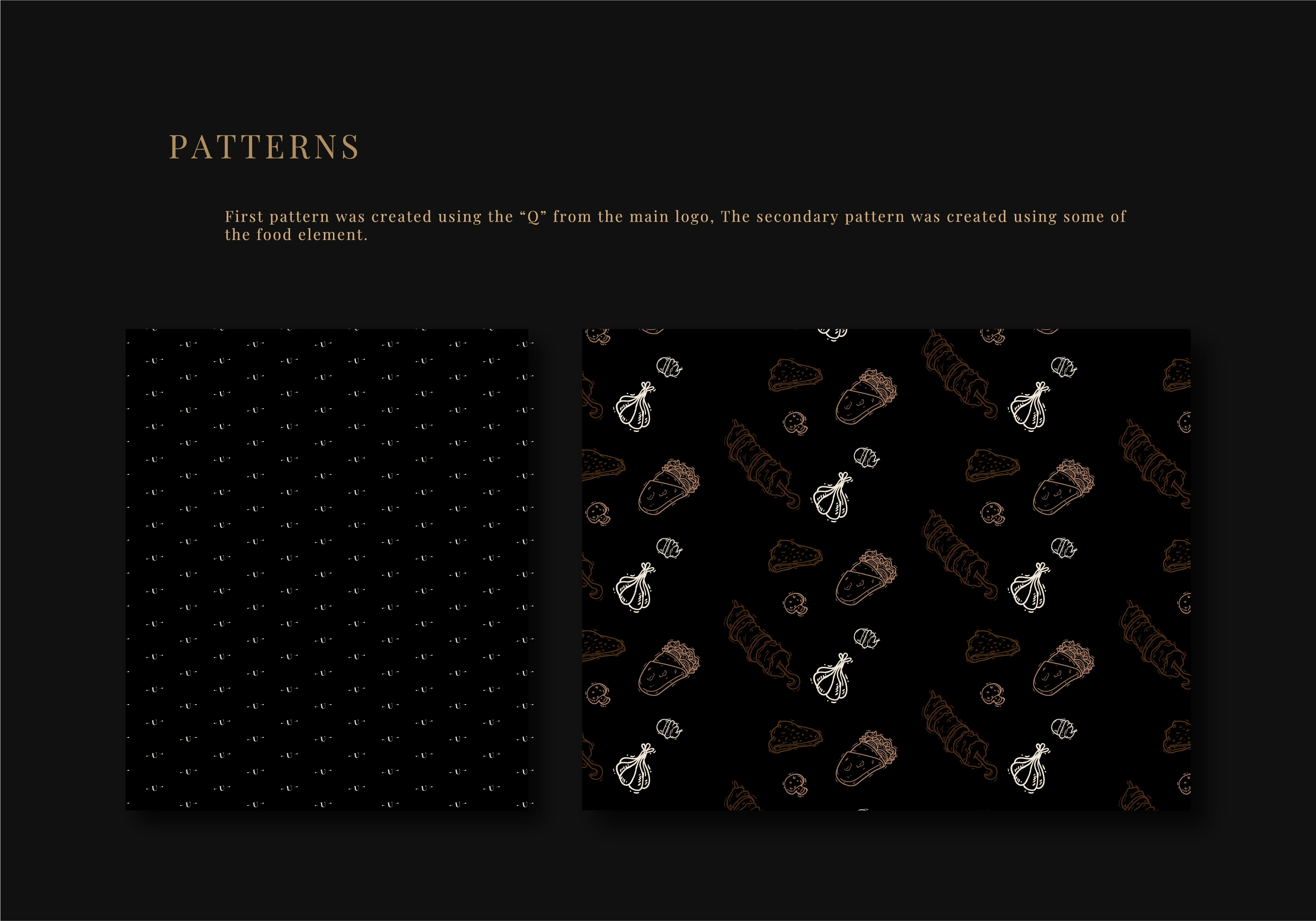 Along with other stationary items, Pattern design was included in the branding package.