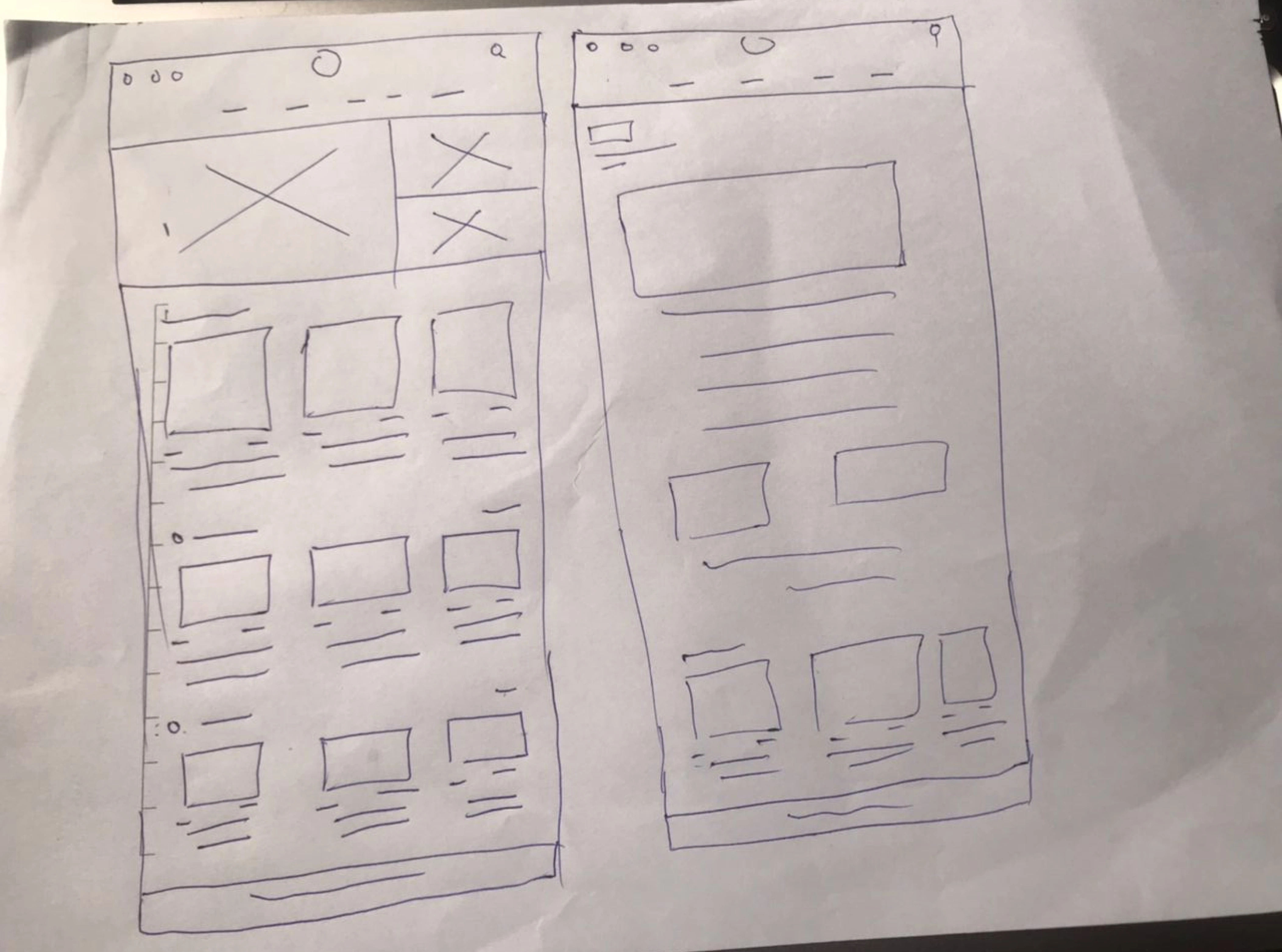 Bexinsider Low-fi Wireframe